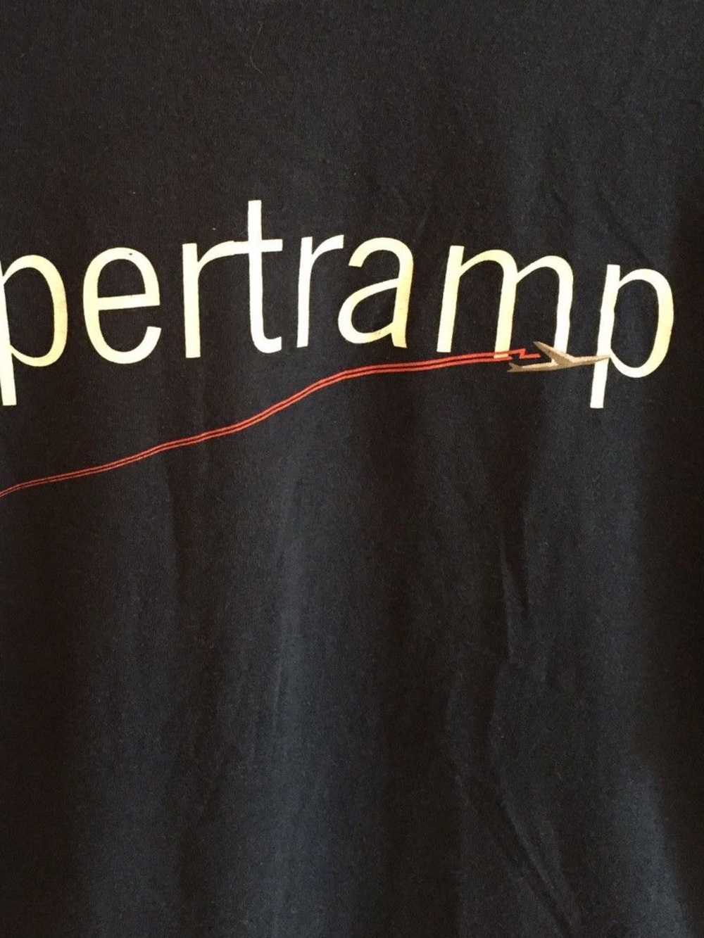 Supertramp 2002 'One More For The Road' Navy Tour Tee vintage large - Picture 4 of 7
